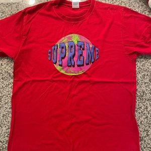 SUPREME RED MEN’S SHIRT
